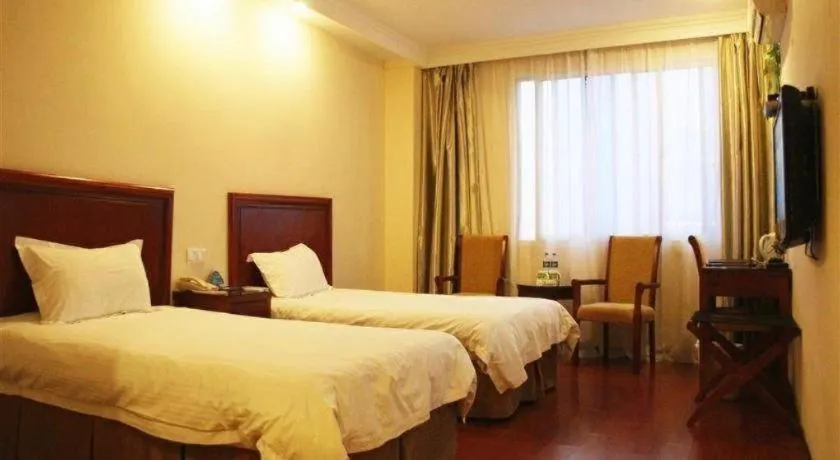 Bed in GreenTree Inn Jiangsu Suzhou Shi Road North Tongjing Road Subway Station Express Hotel