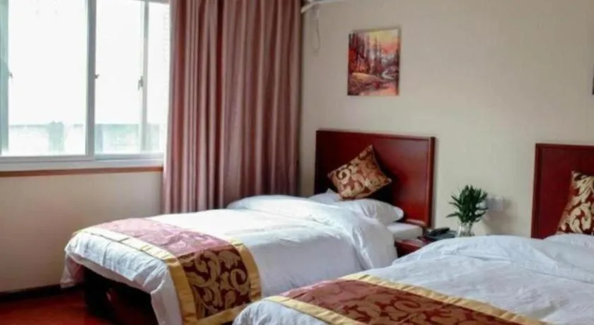Bed in GreenTree Inn Jiangsu Suzhou Shi Road North Tongjing Road Subway Station Express Hotel