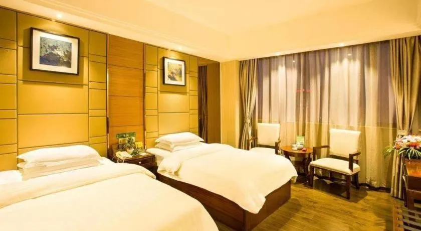 Bed in GreenTree Inn GuangDong JieYang Bus Terminal Station RongHua Avenue Business Hotel