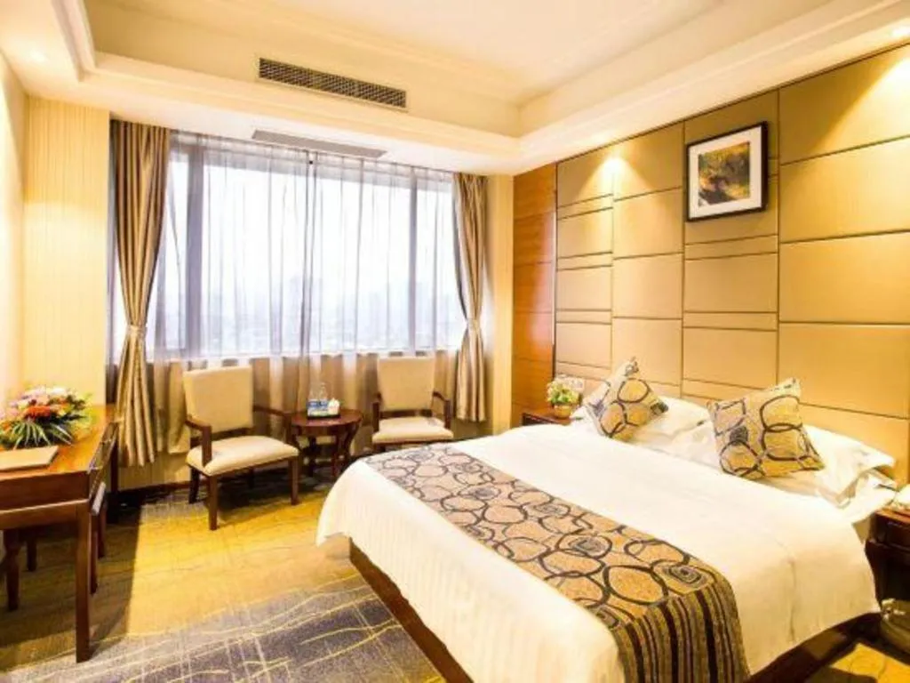 Bed in GreenTree Inn GuangDong JieYang Bus Terminal Station RongHua Avenue Business Hotel