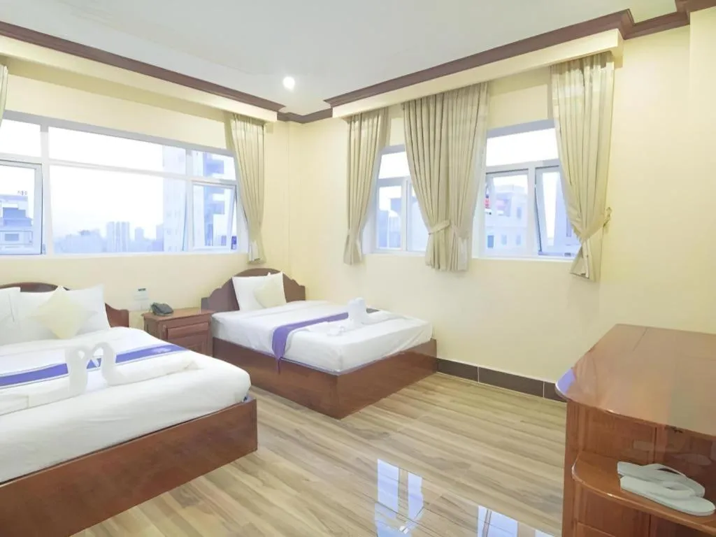 Bed in The Mou Hotel