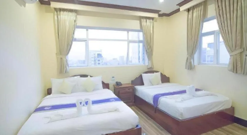 Bed in The Mou Hotel