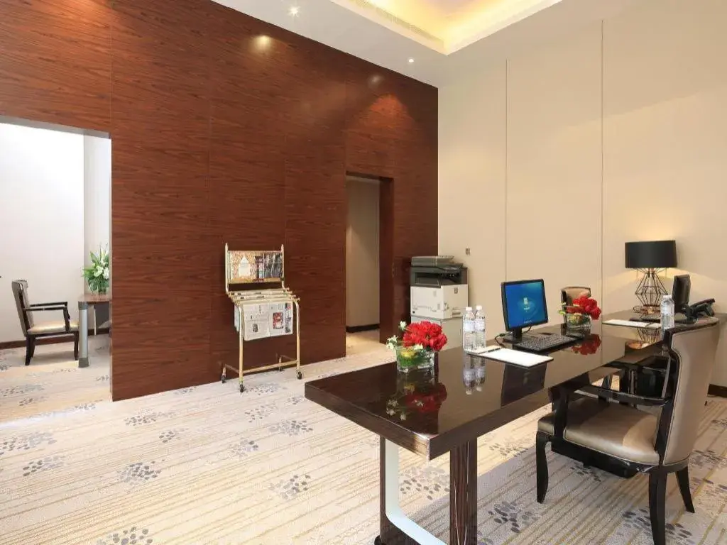 Bed in Wyndham Grand Plaza Royale Huayu Chongqing Bed in Wyndham Grand Plaza Royale Huayu Chongqing