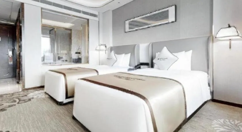 Bed in Wyndham Grand Plaza Royale Huayu Chongqing