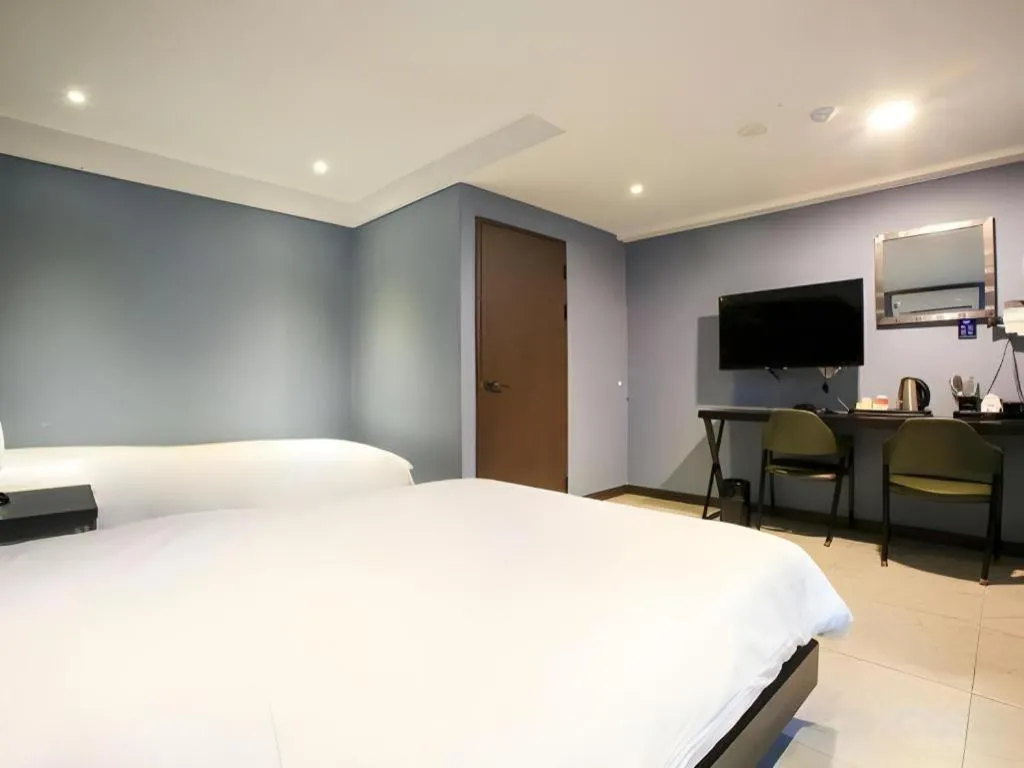 Bed in Hotel TreeShade Dongdaemun