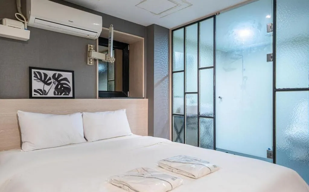 Bed in Hotel TreeShade Dongdaemun