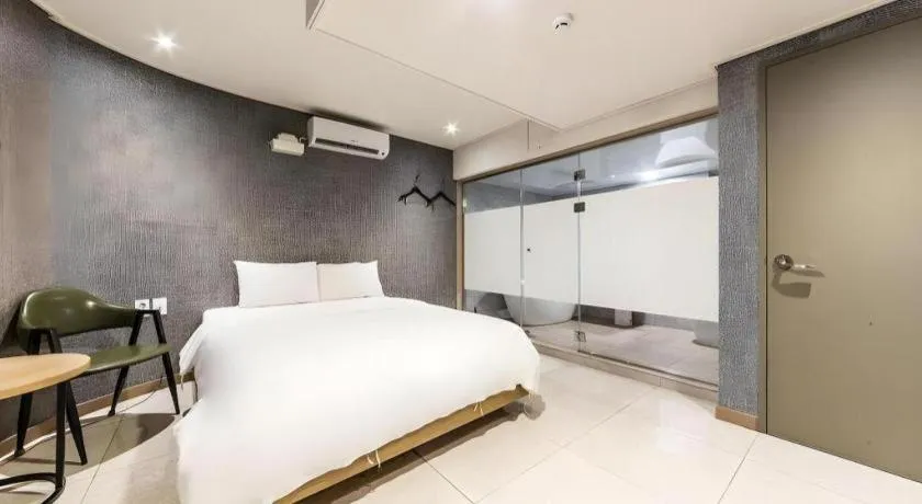 Bed in Hotel TreeShade Dongdaemun