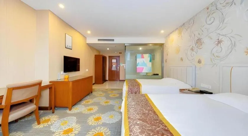 Bed in Junlai Hotel Pudong Airport Shanghai