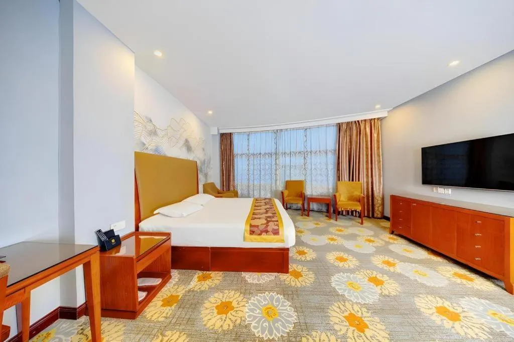 Bed in Junlai Hotel Pudong Airport Shanghai