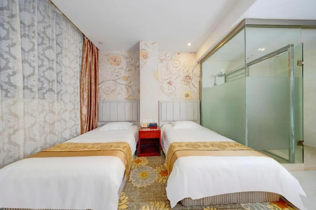 Bed in Junlai Hotel Pudong Airport Shanghai