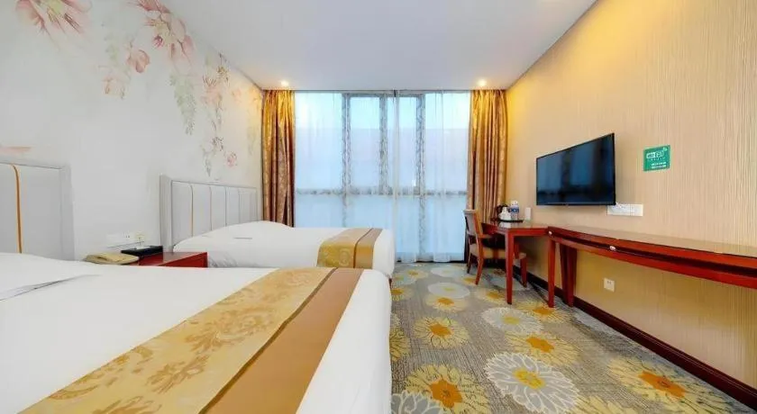 Bed in Junlai Hotel Pudong Airport Shanghai