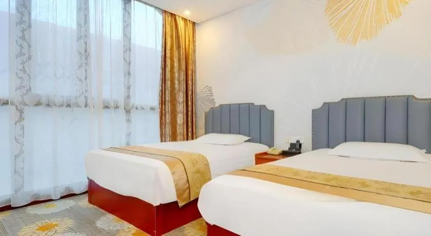 Bed in Junlai Hotel Pudong Airport Shanghai