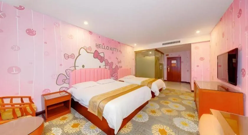 Bed in Junlai Hotel Pudong Airport Shanghai