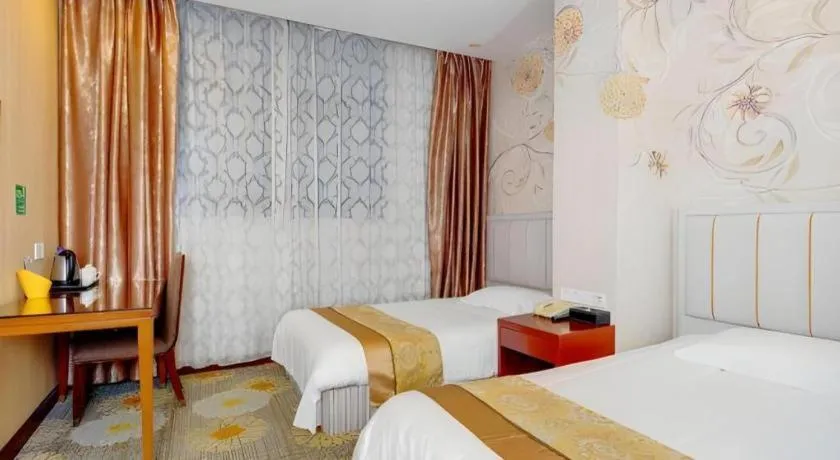 Bed in Junlai Hotel Pudong Airport Shanghai