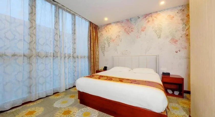 Bed in Junlai Hotel Pudong Airport Shanghai