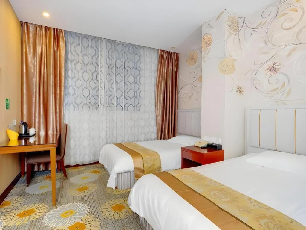 Bed in Junlai Hotel Pudong Airport Shanghai