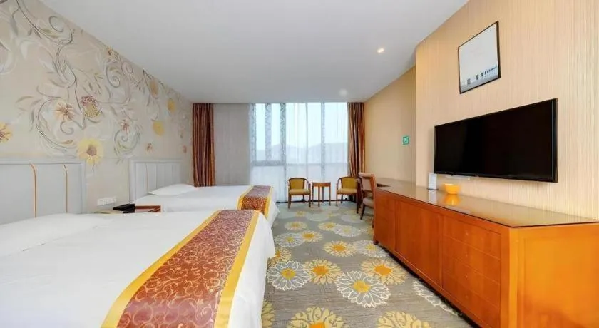 Bed in Junlai Hotel Pudong Airport Shanghai