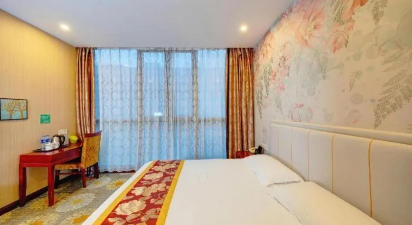 Bed in Junlai Hotel Pudong Airport Shanghai