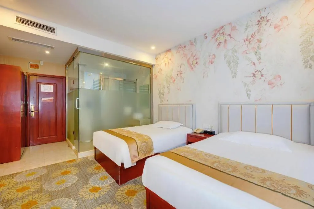 Bed in Junlai Hotel Pudong Airport Shanghai