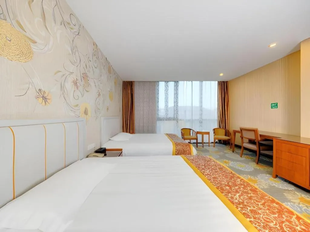 Bed in Junlai Hotel Pudong Airport Shanghai