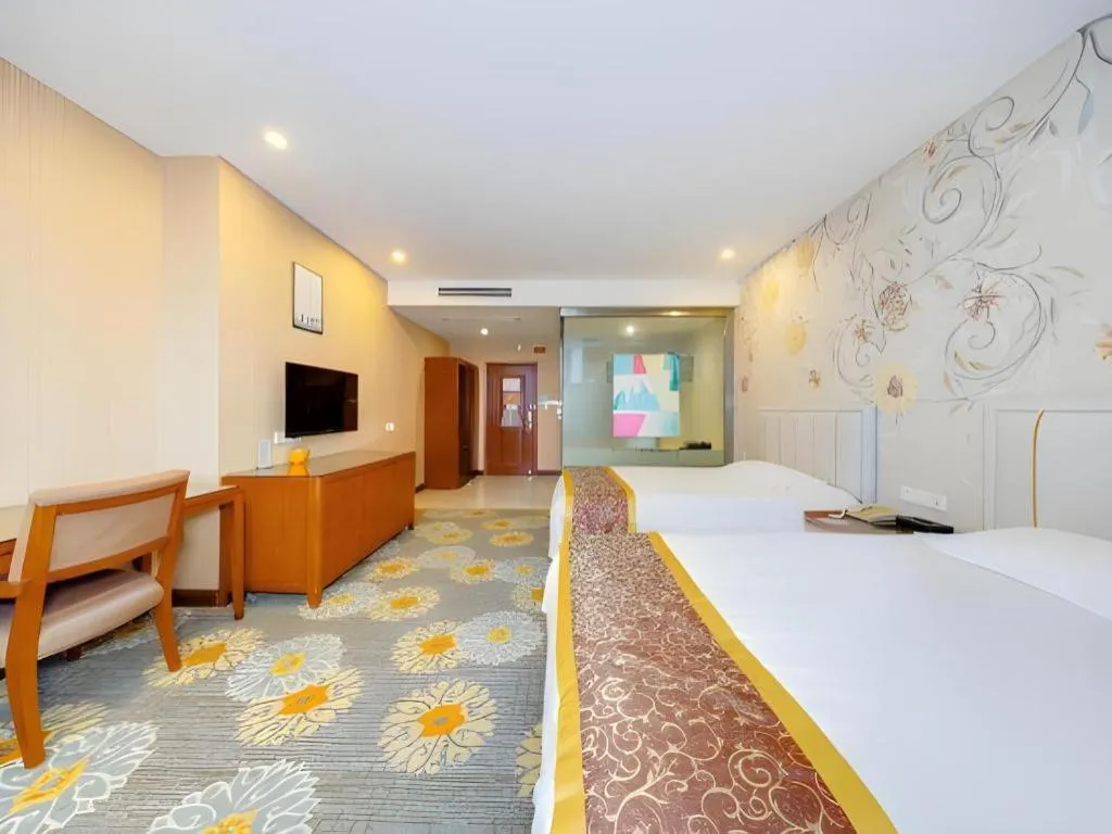 Bed in Junlai Hotel Pudong Airport Shanghai