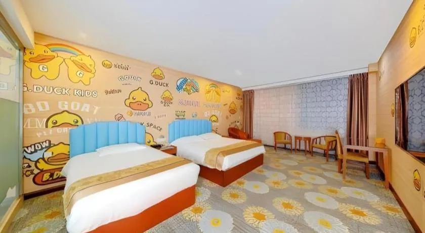 Bed in Junlai Hotel Pudong Airport Shanghai