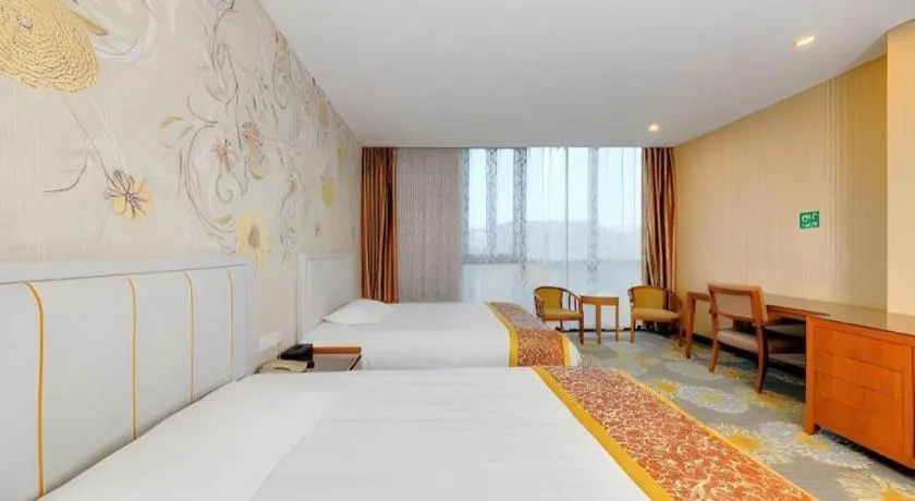 Bed in Junlai Hotel Pudong Airport Shanghai