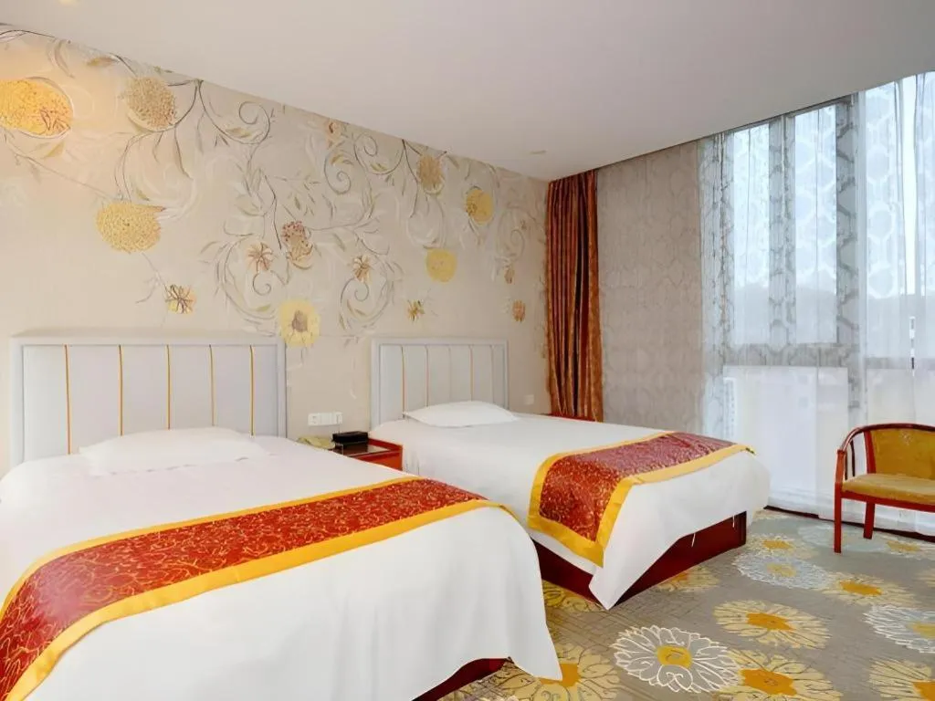 Bed in Junlai Hotel Pudong Airport Shanghai