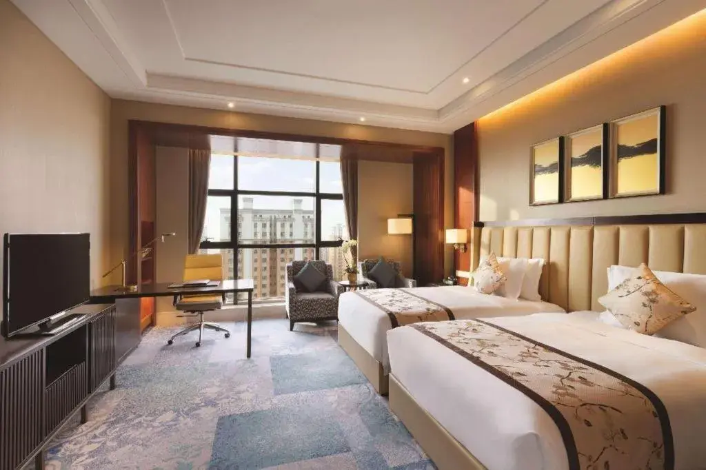 Bed in Wyndham Urumqi North Bed in Wyndham Urumqi North