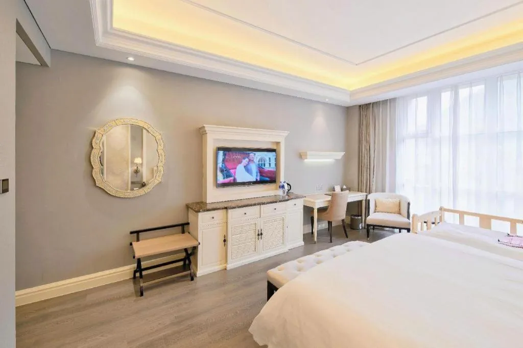 Bed in Yin Run Jin Jiang Castle Hotel