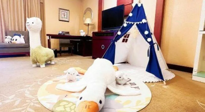 Bed in Urumqi Tianyuan Hotel