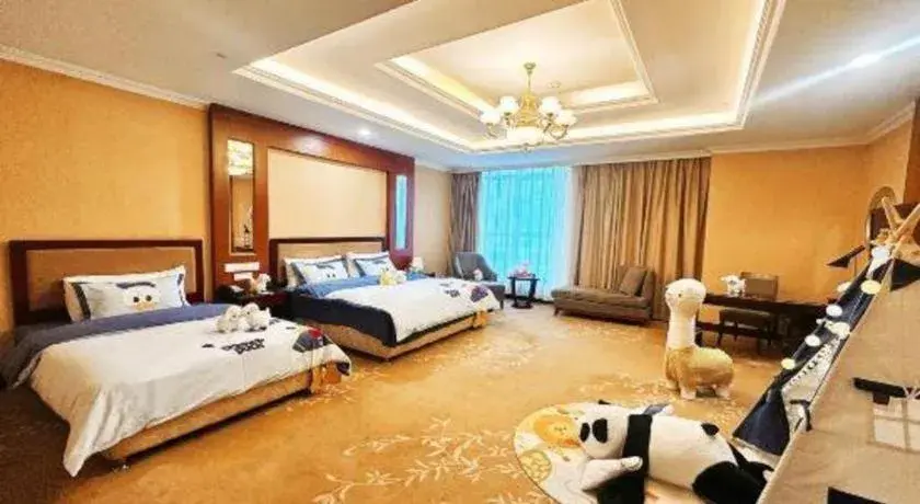 Bed in Urumqi Tianyuan Hotel Bed in Urumqi Tianyuan Hotel