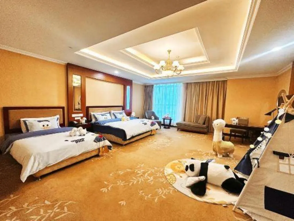 Bed in Urumqi Tianyuan Hotel