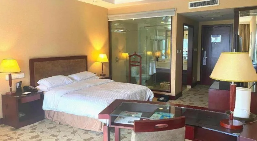 Bed in Urumqi Tianyuan Hotel