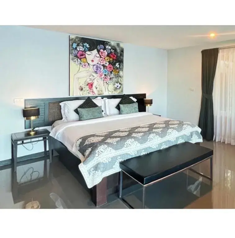 Bed in iL Mare Resort Bed in iL Mare Resort