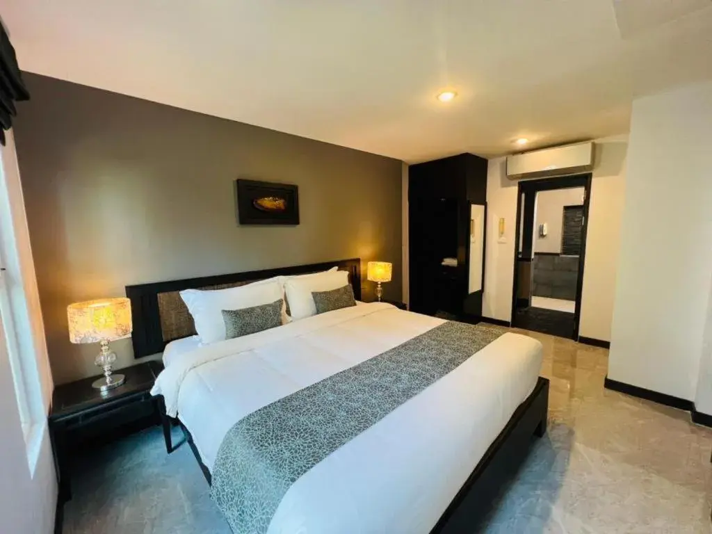 Bed in iL Mare Resort Bed in iL Mare Resort