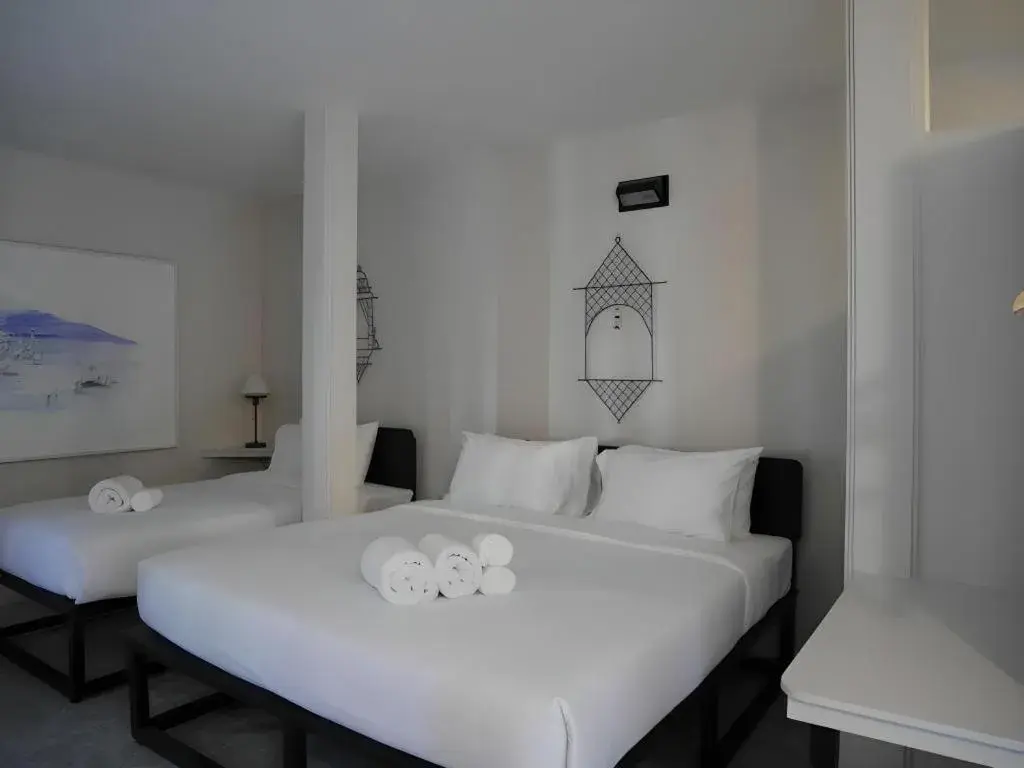 Bed in Silp-Pa Phra Nakhon Si Ayutthaya Hotel Bed in Silp-Pa Phra Nakhon Si Ayutthaya Hotel