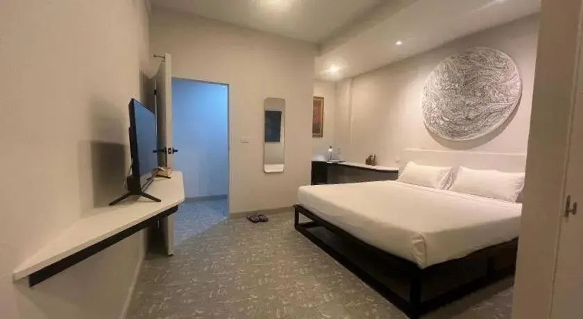 Bed in Silp-Pa Phra Nakhon Si Ayutthaya Hotel Bed in Silp-Pa Phra Nakhon Si Ayutthaya Hotel