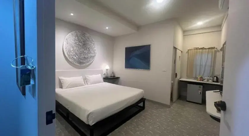 Bed in Silp-Pa Phra Nakhon Si Ayutthaya Hotel Bed in Silp-Pa Phra Nakhon Si Ayutthaya Hotel