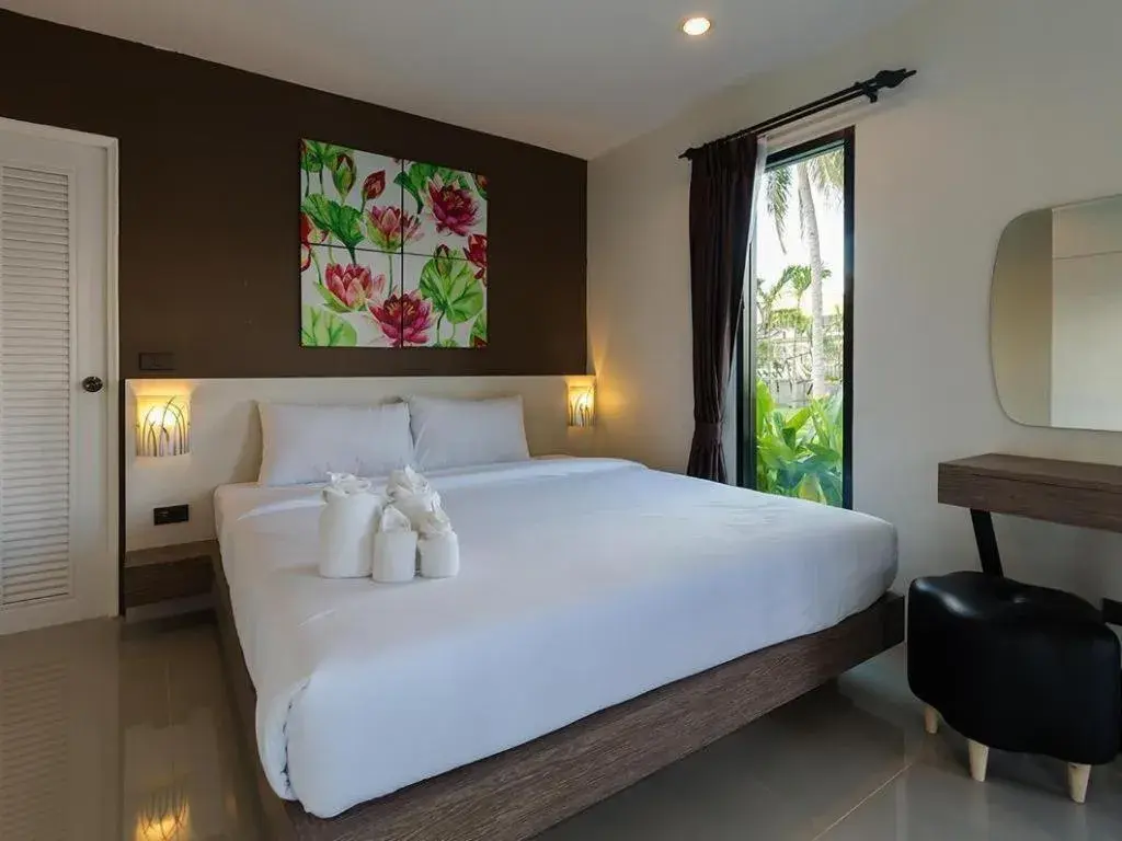 Bed in Bua Tara Resort Bed in Bua Tara Resort