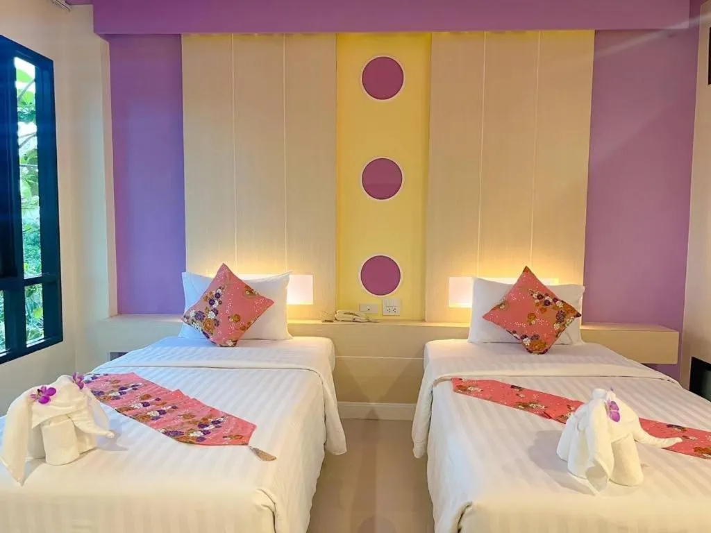 Bed in Na Tubthieng Boutique Resort Trang