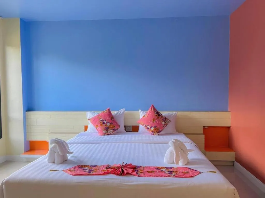 Bed in Na Tubthieng Boutique Resort Trang