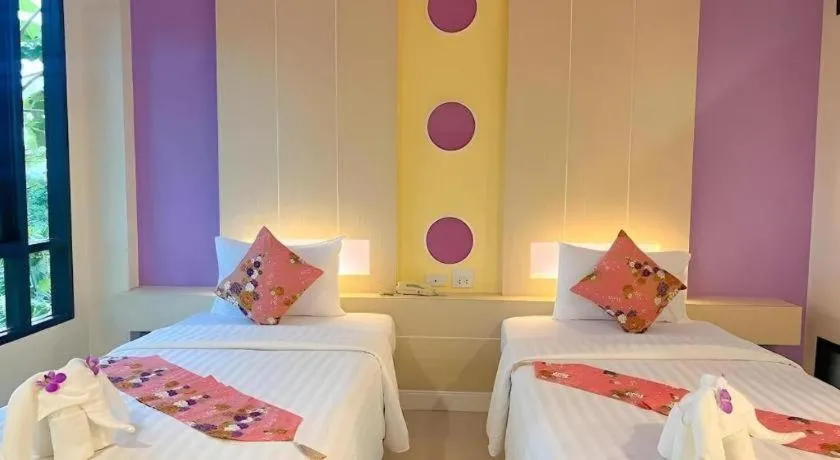 Bed in Na Tubthieng Boutique Resort Trang