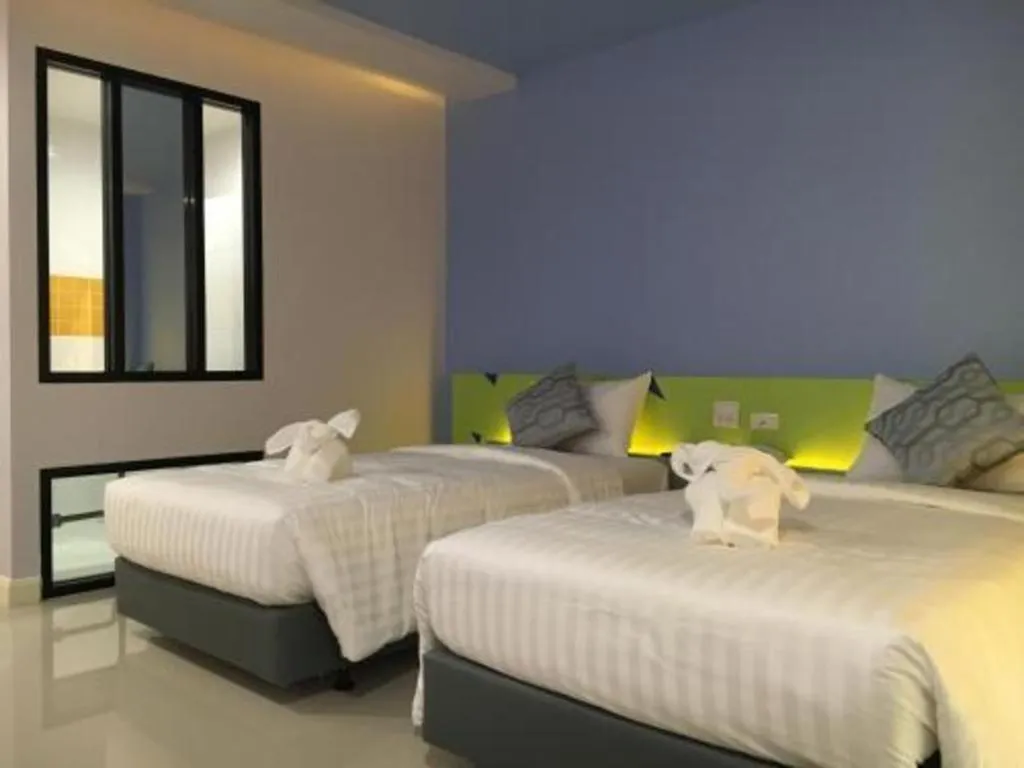 Bed in Na Tubthieng Boutique Resort Trang
