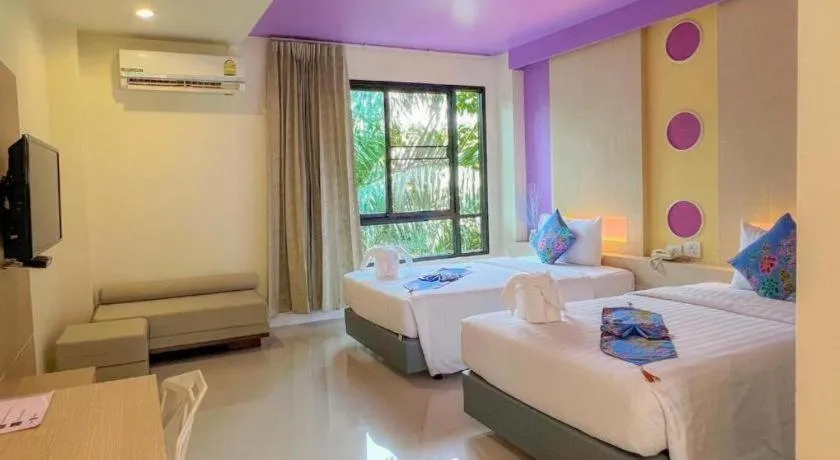 Bed in Na Tubthieng Boutique Resort Trang