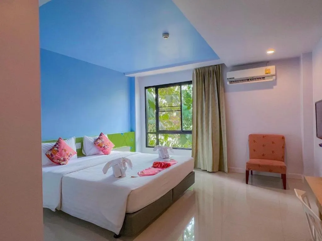 Bed in Na Tubthieng Boutique Resort Trang