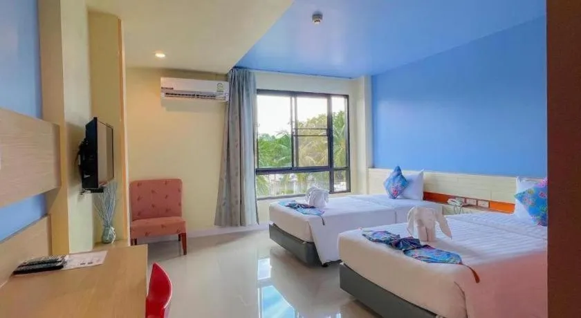 Bed in Na Tubthieng Boutique Resort Trang