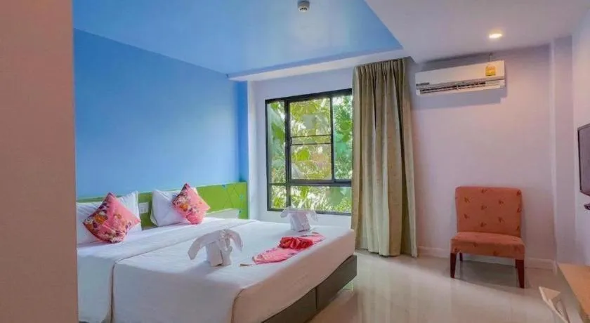 Bed in Na Tubthieng Boutique Resort Trang