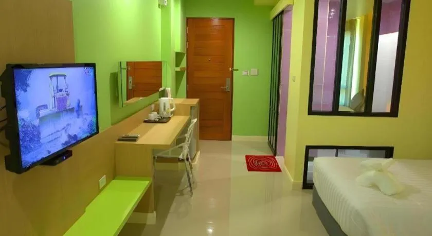 Bed in Na Tubthieng Boutique Resort Trang