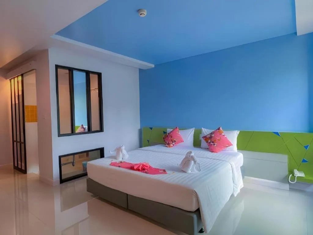 Bed in Na Tubthieng Boutique Resort Trang